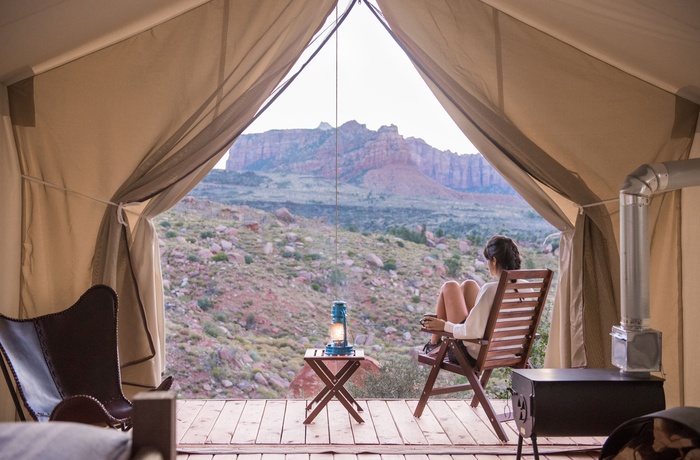 Glamping i Zion - Stargazer telt