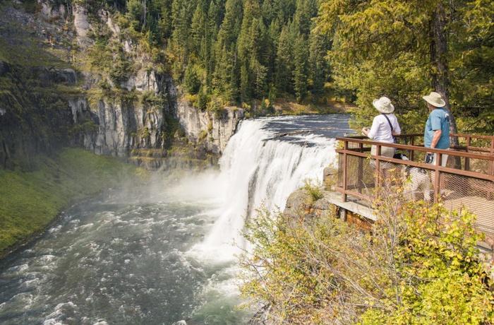 Higher Falls ved Mesa Scenic Byway i Idaho 