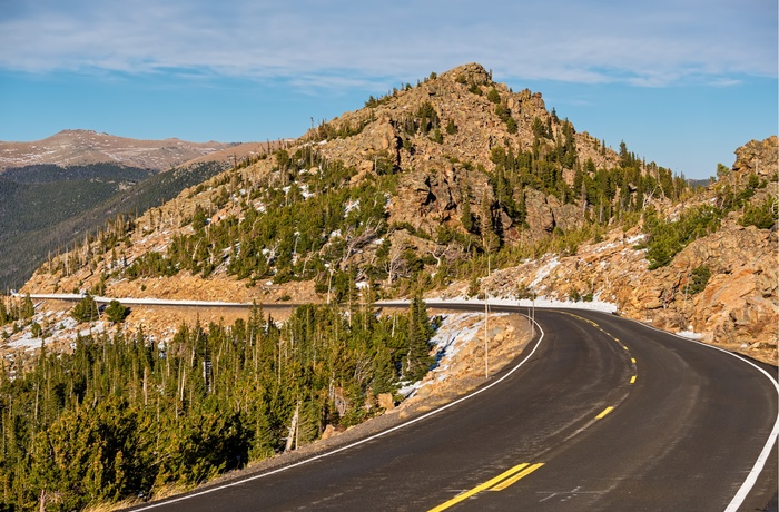 Trail Ridge Road i Rocky Mountain Nationalpark 