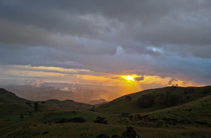 Solnedgang fra udsigtspunktet fra Cerro Pinocho i Monteverde - Costa Rica