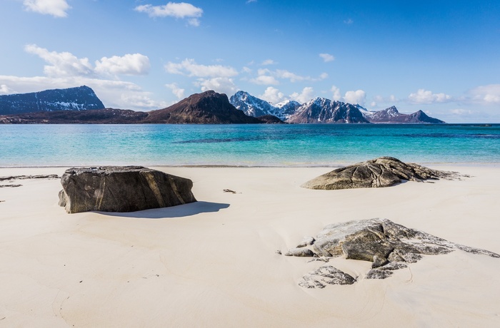 Udsigt fra Hauklandstranda, Norge