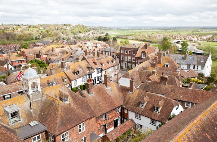 Udsigt over Rye i Sussex