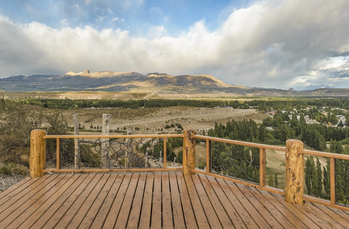 Udsigt over byen Los Antiguos - Argentina, Patagonien