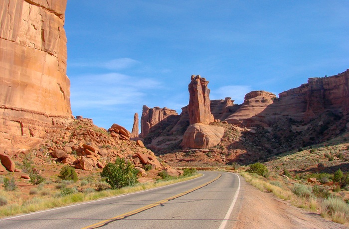 Vej til Dead Horse Point State Park i Utah - USA