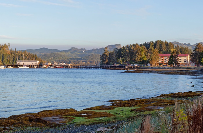 Kystbyen Port Hardy på Vancouver Island - Canada
