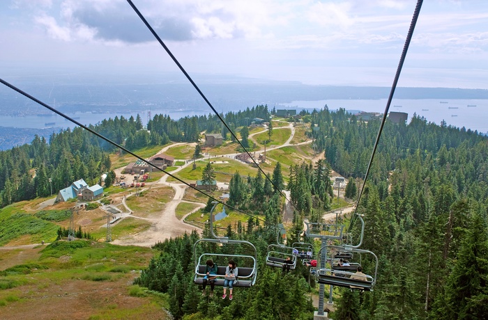 Svævebane til Grouse Mountain, Vancouver i Canada