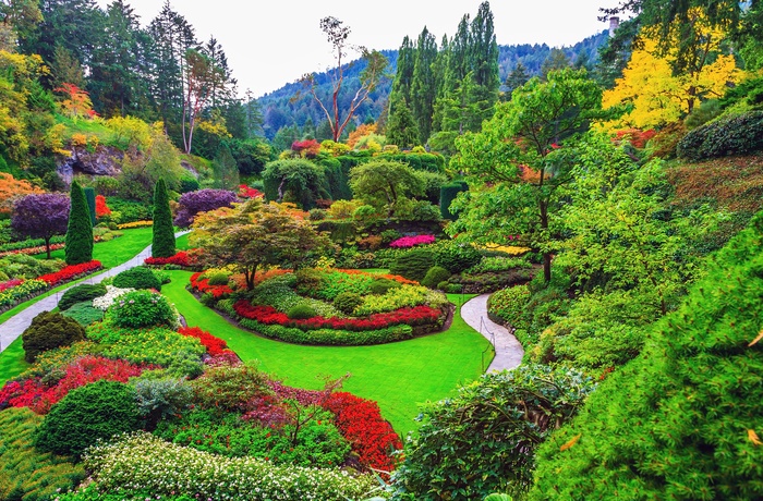 Butchart Gardens på Vancouver Island