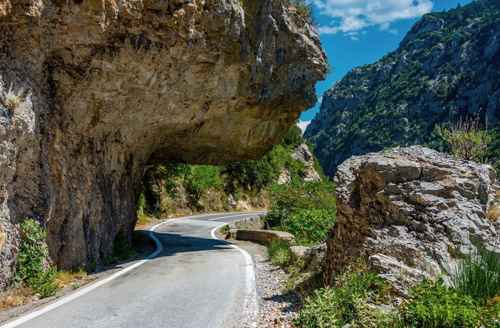 Vej mod Langada-passet på Peloponnes - Grækenland