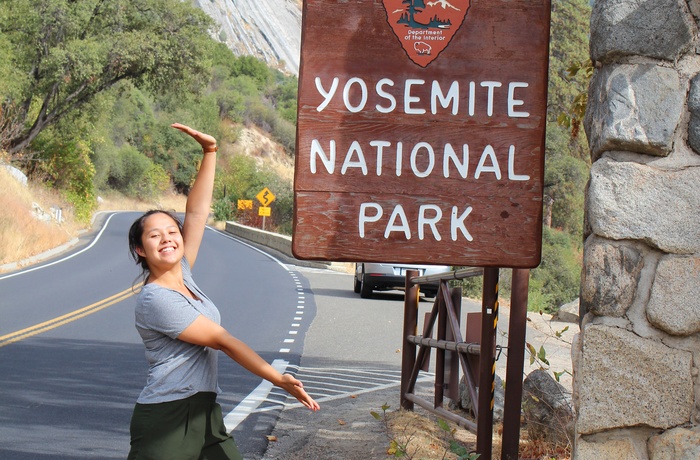 Vicki i Yosemite National Park - rejsespecialist i Aarhus