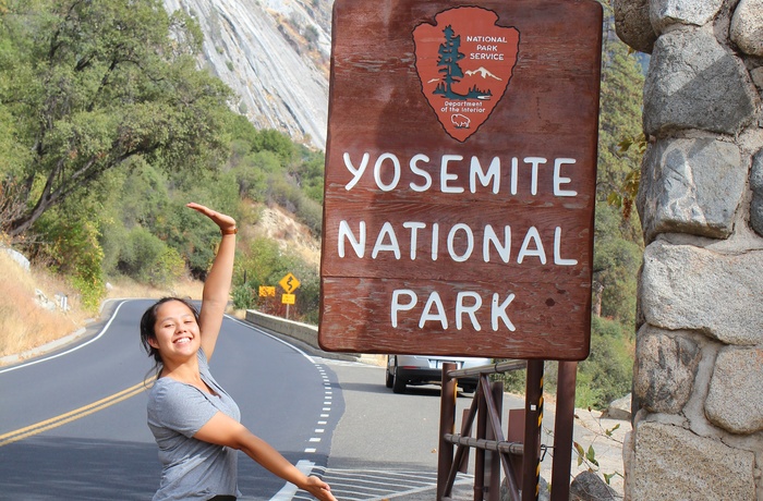 Vicki i Yosemite National Park - rejsespecialist i Aarhus