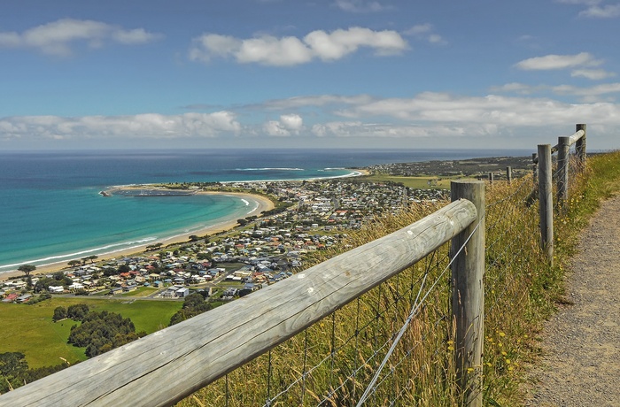 Kystbyen Apollo Bay, Victoria i Australien