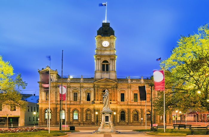 Det smukke rådhus i Ballarat, Victoria i Australien