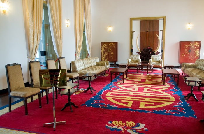 Reception room i the Independence Palace i Ho Chi Minh City