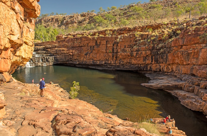 Rejsende i Bell George - Gibb River Road - Western Australia