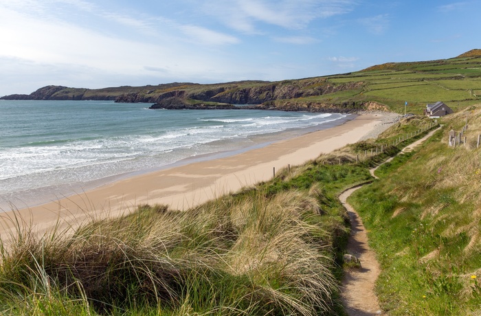 Wales - Pembrokeshire Coastal Path ved Whitesands Bay