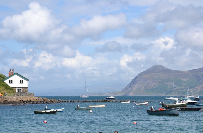 Wales - den smukke bugt ved Porthdinllaen 