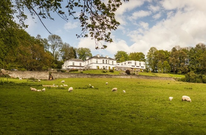 Wales - flot vue af the Manor Hotel