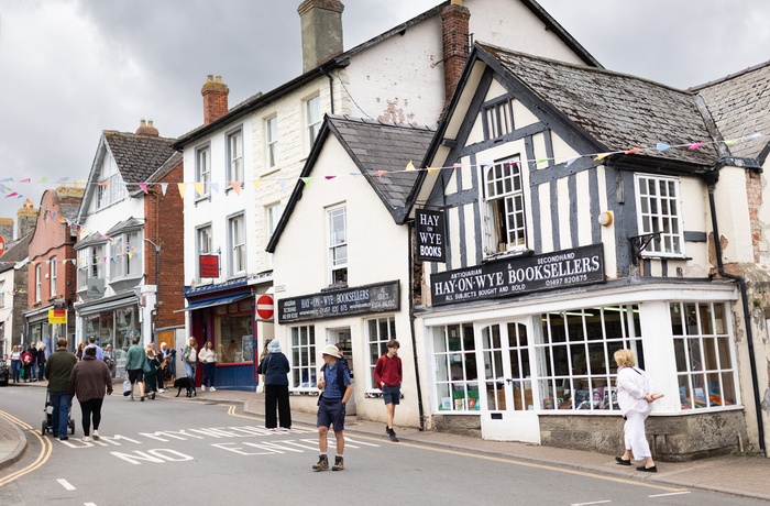 Wales, Hay on Wye - byen med de mange boghandlere (Foto - Cymru Wales Crown Copyright)