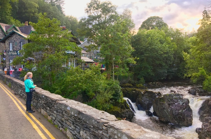 Landsbyen Betws Y Coed, Snowdinia i Wales