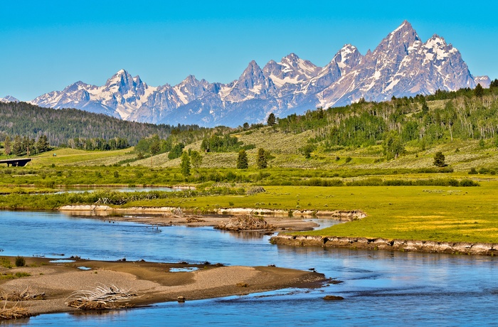 Grand Teton National Park i Wyoming, USA