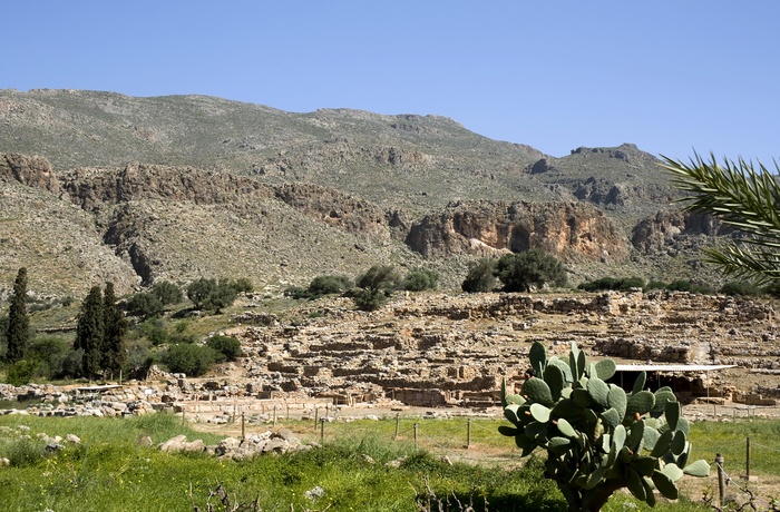 Ruinerne af Zakros-paladset på Kretas østkyst