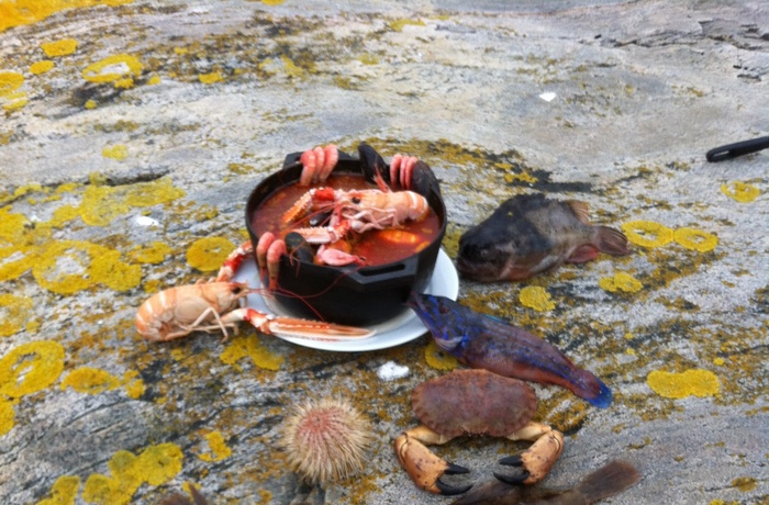 Bouillabaisse på Stangholmen i Norge