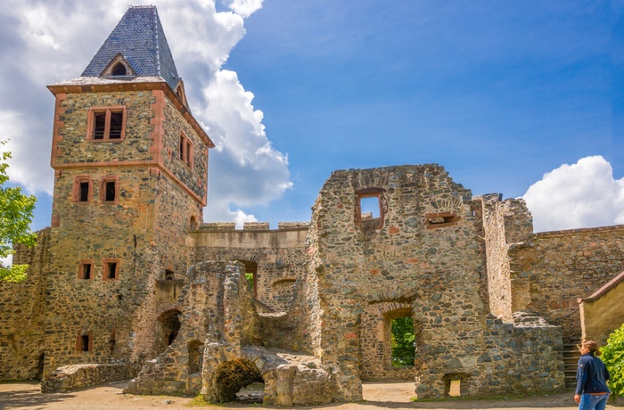 Burg Frankenstein - en flot borgruin i Midttyskland