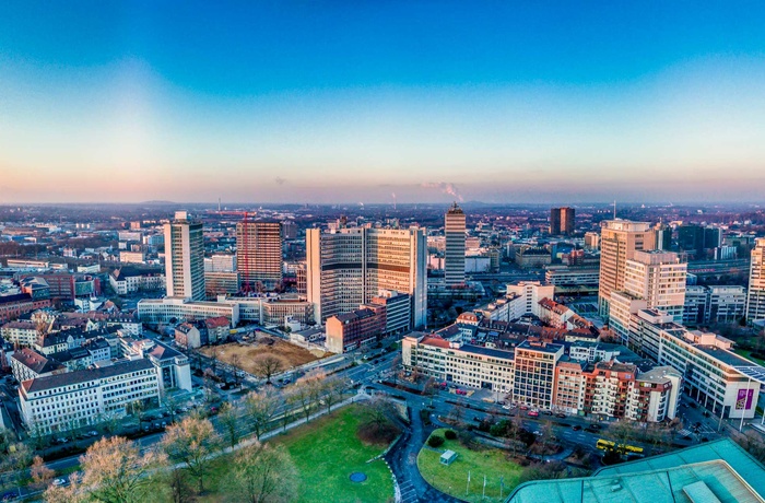 Essen skyline, Tyskland