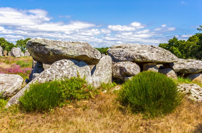 To megalitter ved Carnac Bretagne, Frankrig