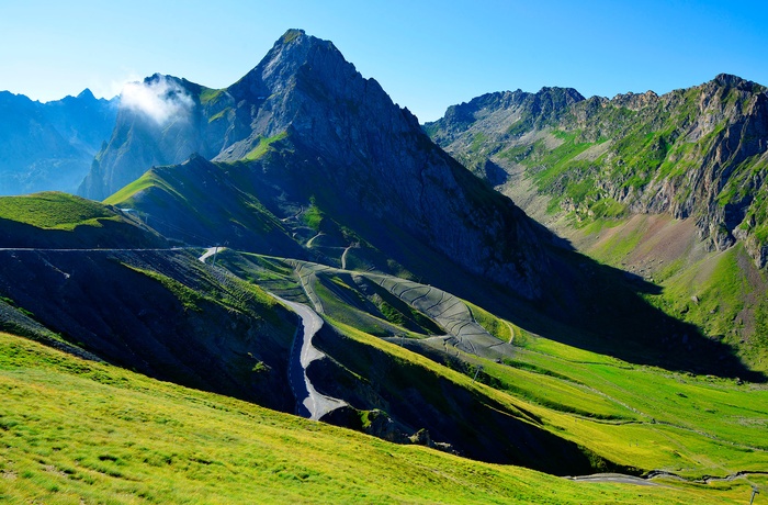 Col du Tourmalet i de franske Pyrenæer - flot dag med sol