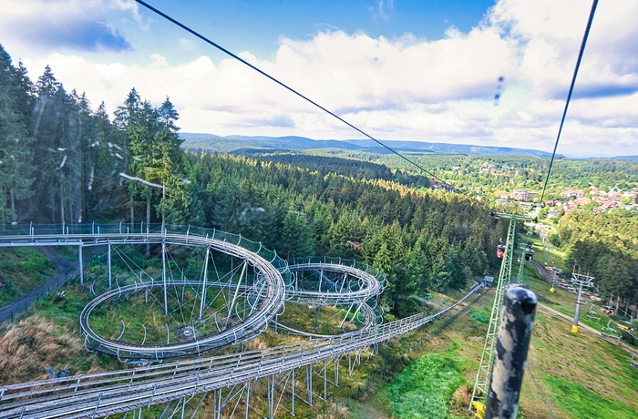 Rodelbahn i Hahnenklee, Harzen - en sjov aktivitet for alle i familien