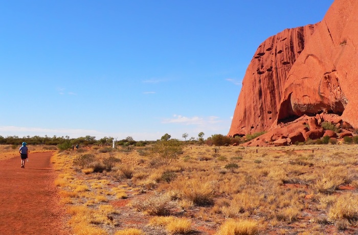 På vej til Ayers Rock (Uluru)
