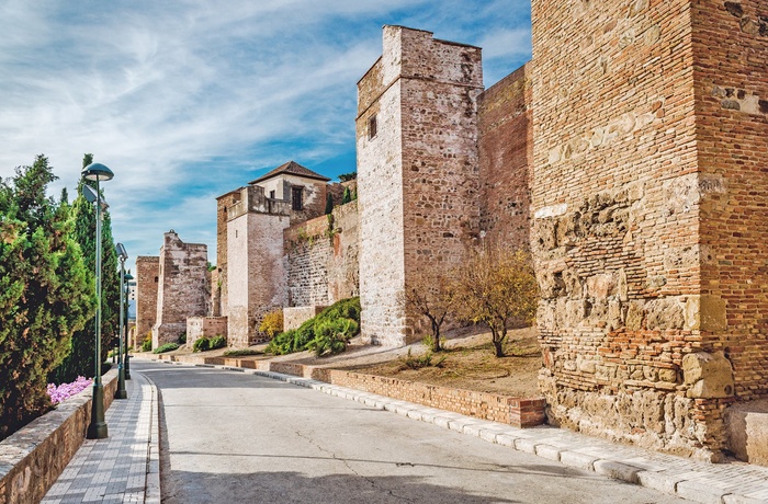 Fæstningsværket Alcazaba i Malaga
