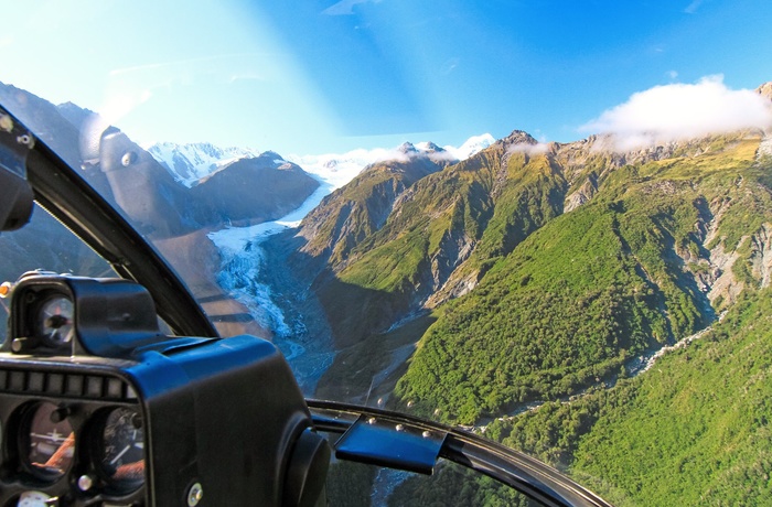 Fox Gletsjer på New Zealands sydø