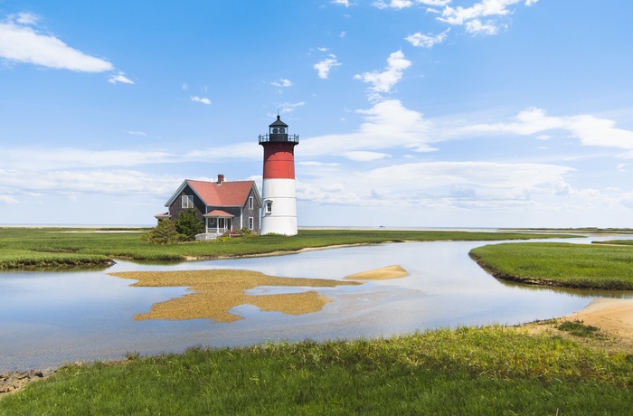 Fyrtårn på Cape Cod i Massachusetts