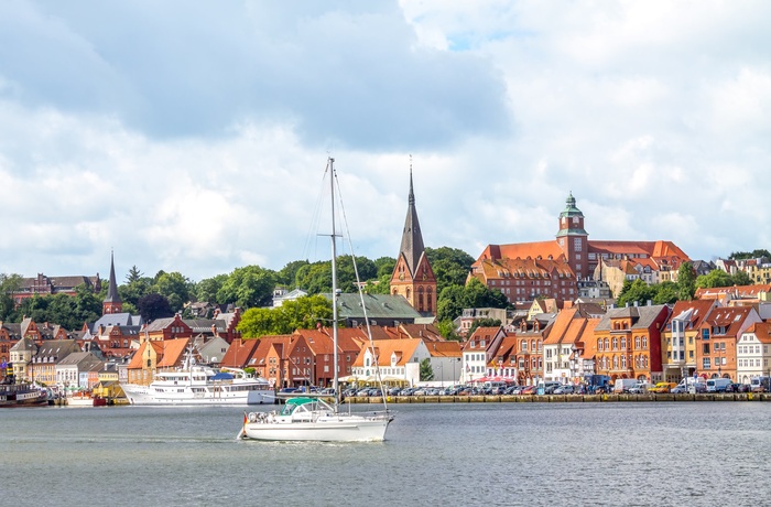 Sejlbåd i Flensborg havn Sejlbåd i Flensborg havn
