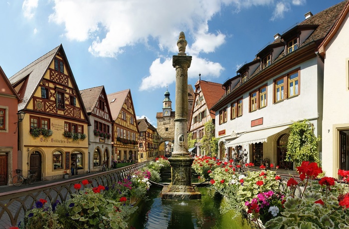 Rothenburg ob der Tauber i Sydtyskland