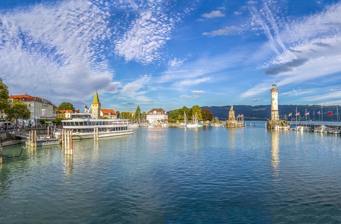 Lindau ved Bodensøen i Sydtyskland