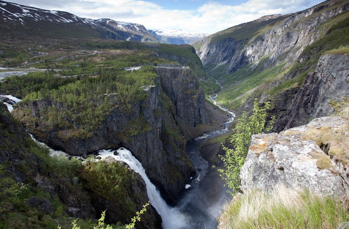 Vandfaldet Vøringsfossen i Norge