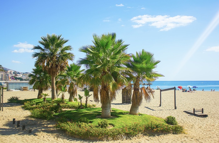 Strand i Fuengirola, Spanien