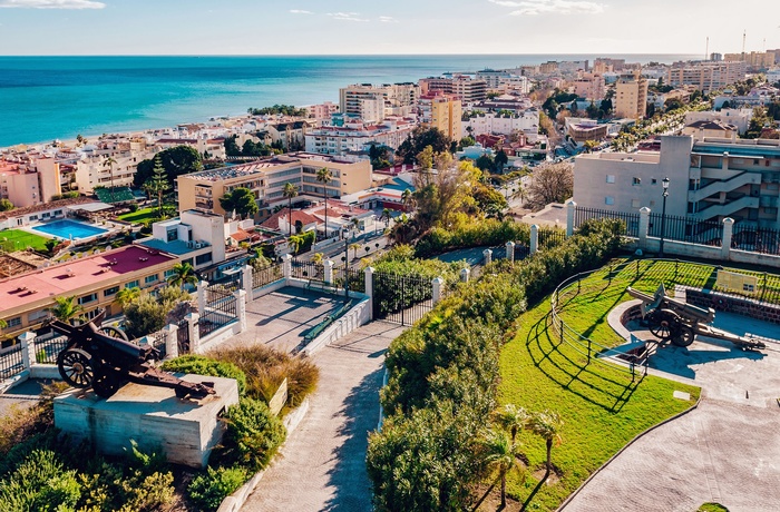 Udsigt over Torremolinos på Costa del sol i Spanien