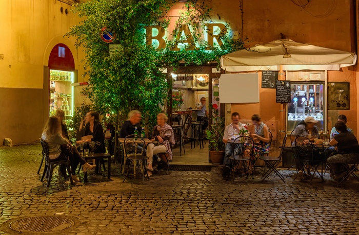 Bar i Travestere i Rom