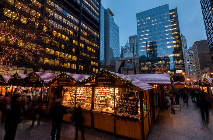 Jul i New York City - julemarked