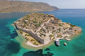 Øen Spinalonga nær Elounda på Kreta
