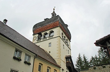 St. Martin tårnet i byen Bregenz ved Bodensøen, Østrig