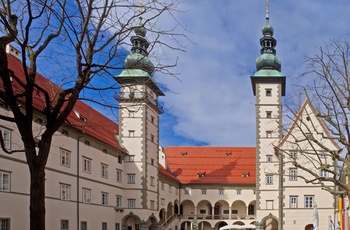 Landhaus - regeringsbgning i Klagenfurt, Kärnten i Østrig