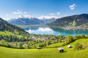 Udsigt til Zell am See i Salzburgerland, Østrig