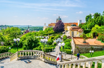 Hovedindgangen til Benediktinerklosteret Stift Melk, Østrig