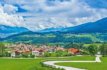 Landsbyen Mutters i Tyrol, Østrig