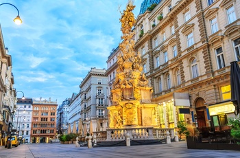 Indkøbs- og gågaden Graben i Wien, Østrig